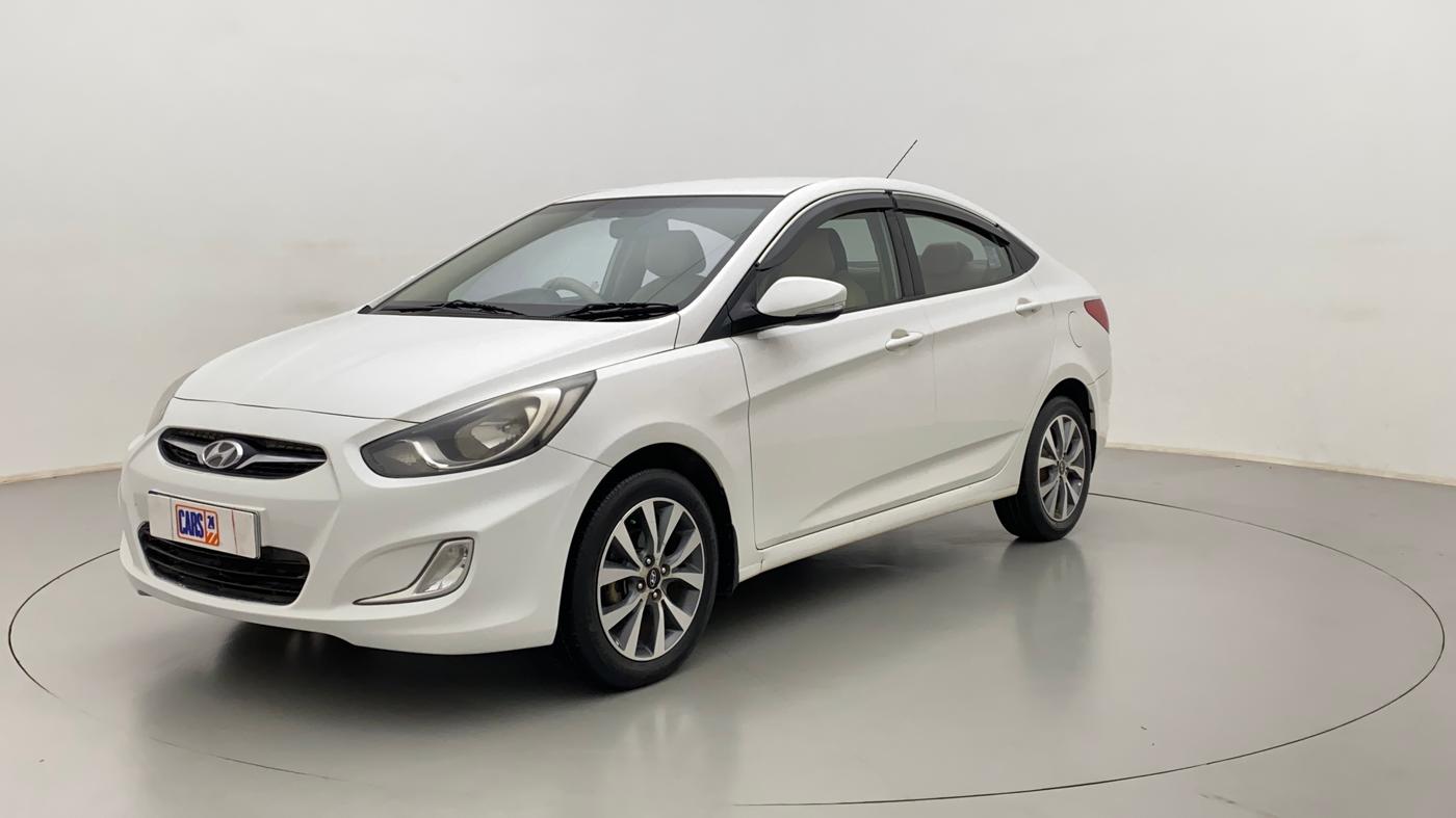 2014 Hyundai Verna FLUIDIC 1.6 SX CRDI, Diesel, Manual, 82,732 km, Left Front Diagonal