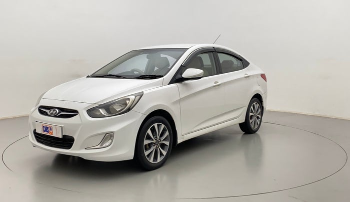 2014 Hyundai Verna FLUIDIC 1.6 SX CRDI, Diesel, Manual, 82,732 km, Left Front Diagonal