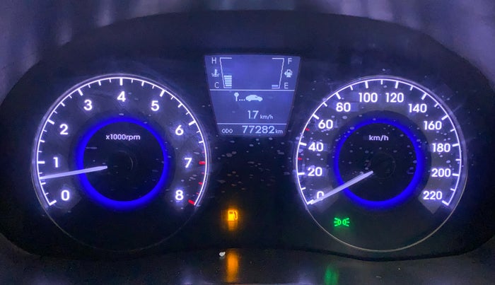 2011 Hyundai Verna FLUIDIC 1.6 VTVT SX, Petrol, Manual, 77,282 km, Odometer Image
