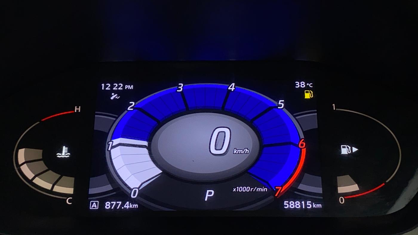 2022 Nissan MAGNITE XV TURBO CVT, Petrol, Automatic, 58,812 km, Odometer Image