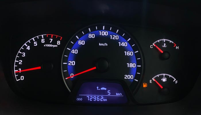 2016 Hyundai Xcent S 1.2 SPECIAL EDITION, Petrol, Manual, 72,959 km, Odometer Image