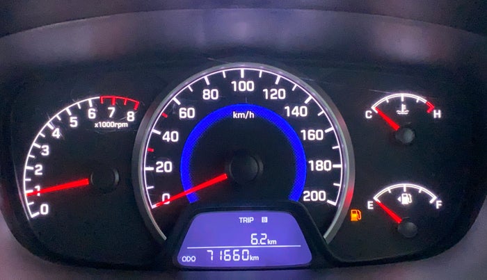 2019 Hyundai Grand i10 SPORTZ 1.2 KAPPA VTVT, CNG, Manual, 71,805 km, Odometer Image