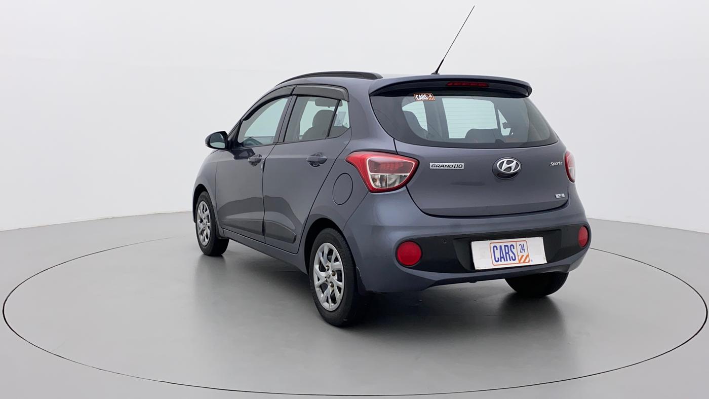 2019 Hyundai Grand i10 SPORTZ 1.2 KAPPA VTVT, CNG, Manual, 71,805 km, Left Back Diagonal