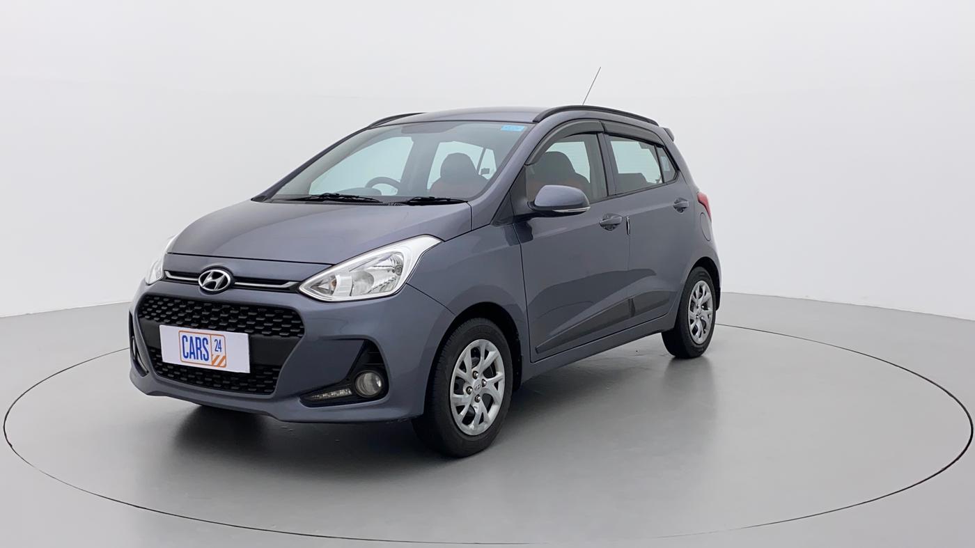 2019 Hyundai Grand i10 SPORTZ 1.2 KAPPA VTVT, CNG, Manual, 71,805 km, Left Front Diagonal