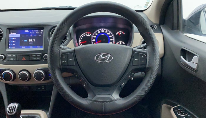 2019 Hyundai Grand i10 SPORTZ 1.2 KAPPA VTVT, CNG, Manual, 71,805 km, Steering Wheel Close Up