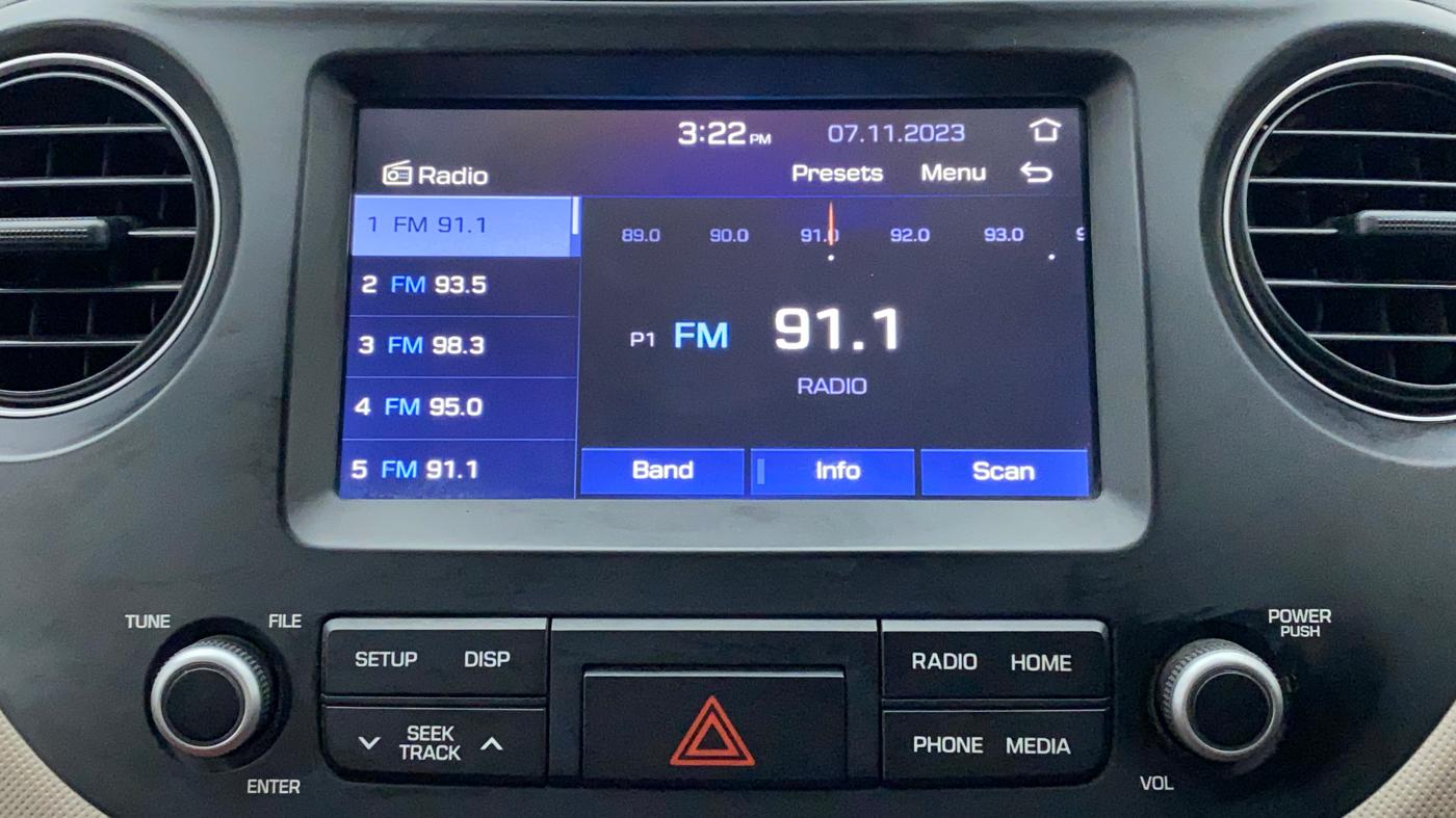 2019 Hyundai Grand i10 SPORTZ 1.2 KAPPA VTVT, CNG, Manual, 71,805 km, Infotainment System