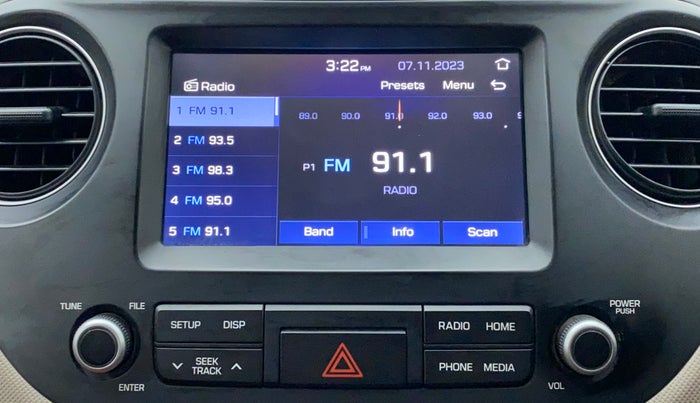2019 Hyundai Grand i10 SPORTZ 1.2 KAPPA VTVT, CNG, Manual, 71,805 km, Infotainment System