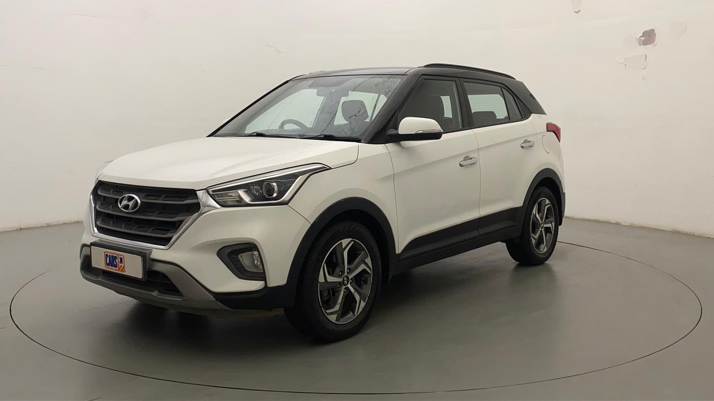 2018 Hyundai Creta SX AT 1.6 PETROL, Petrol, Automatic, 58,536 km, Left Front Diagonal