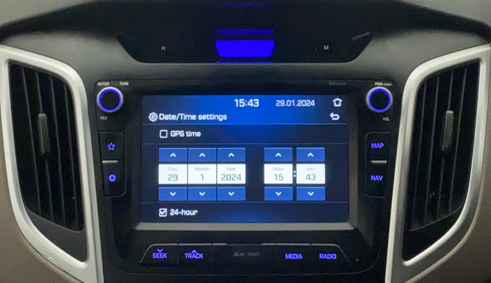 2018 Hyundai Creta SX AT 1.6 PETROL, Petrol, Automatic, 58,536 km, Infotainment System