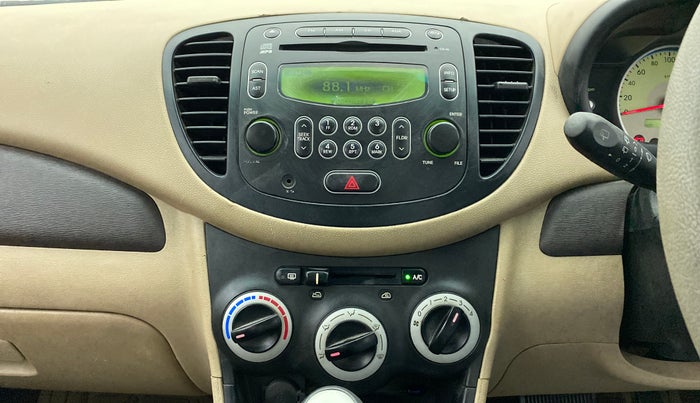 2010 Hyundai i10 SPORTZ 1.2 AT, Petrol, Automatic, 65,287 km, Air Conditioner