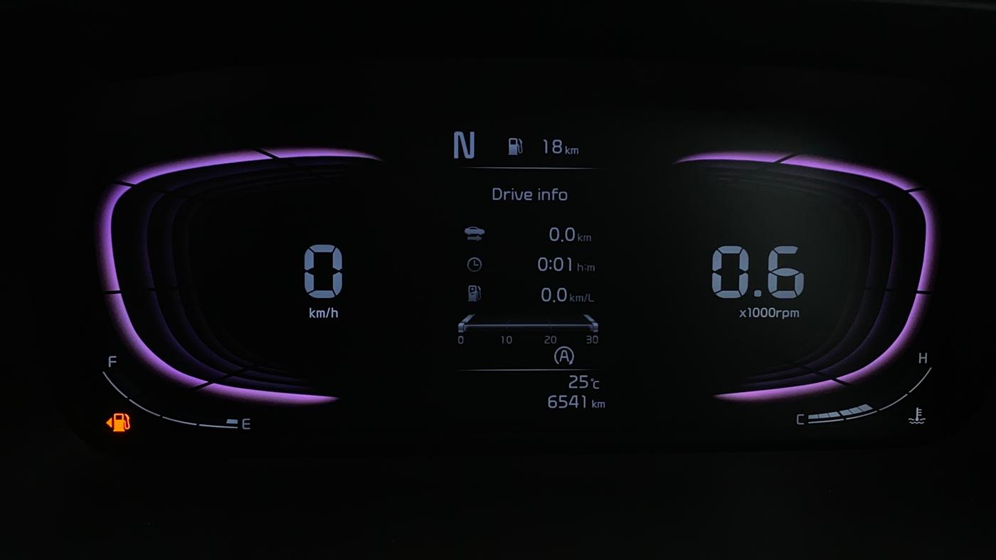 2023 KIA CARENS PRESTIGE PLUS 1.5 PETROL IMT 7 STR, Petrol, Manual, 6,537 km, Odometer Image