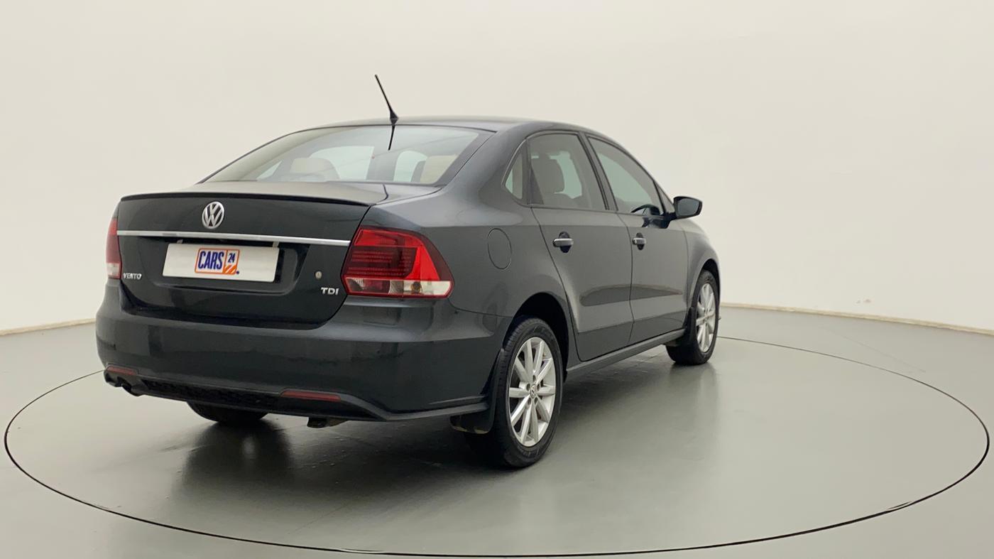 2018 Volkswagen Vento HIGHLINE PLUS 1.5 AT 16 ALLOY, Diesel, Automatic, 76,910 km, Right Back Diagonal