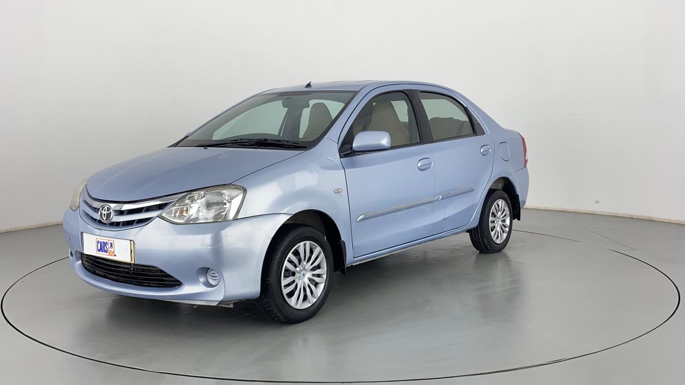 2011 Toyota Etios G, Petrol, Manual, 53,329 km, Left Front Diagonal