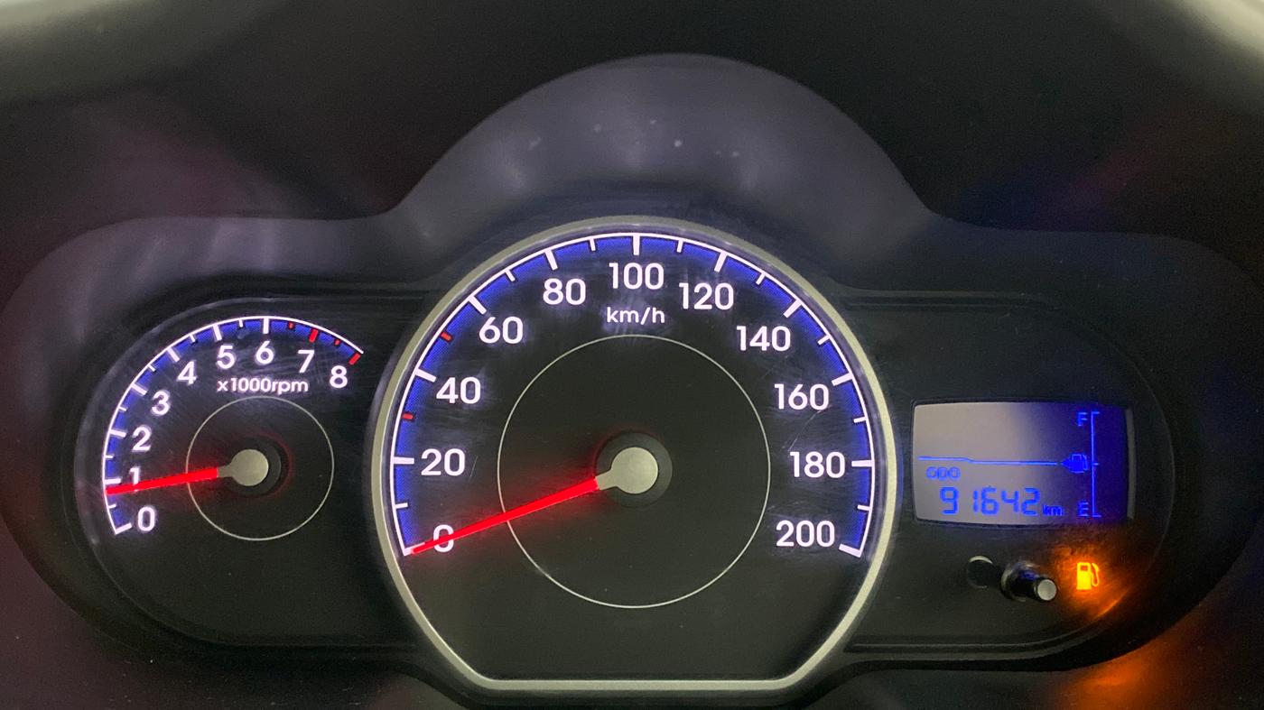 2010 Hyundai i10 SPORTZ 1.2, Petrol, Manual, 91,694 km, Odometer Image