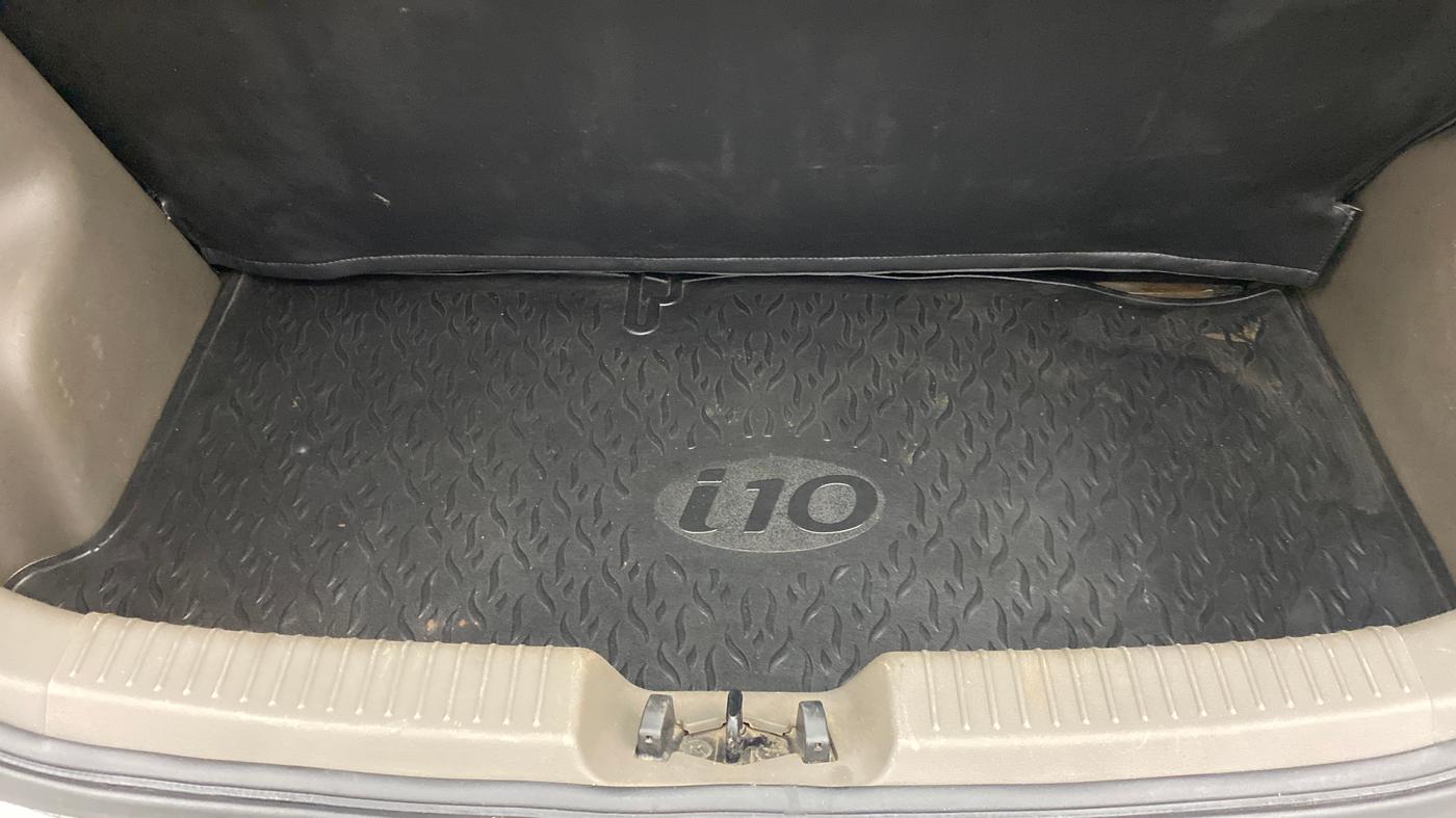 2010 Hyundai i10 SPORTZ 1.2, Petrol, Manual, 91,694 km, Boot Inside