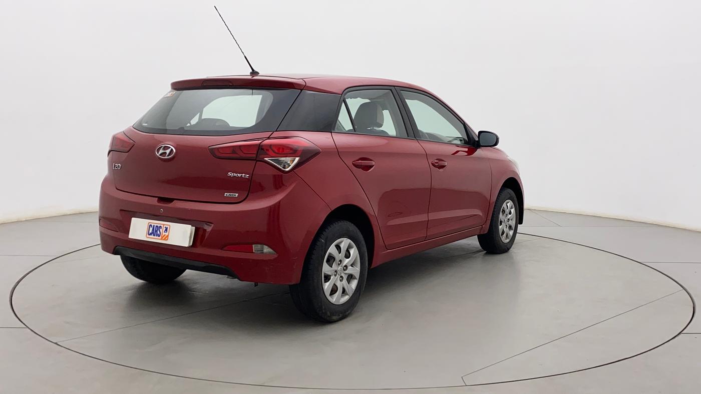 2017 Hyundai Elite i20 SPORTZ 1.4 CRDI, Diesel, Manual, 90,170 km, Right Back Diagonal