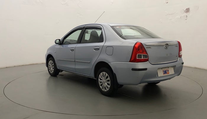 2011 Toyota Etios G, Petrol, Manual, 39,136 km, Left Back Diagonal