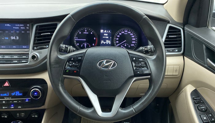 2018 Hyundai Tucson GLS 4WD AT DIESEL, Diesel, Automatic, 76,565 km, Steering Wheel Close Up