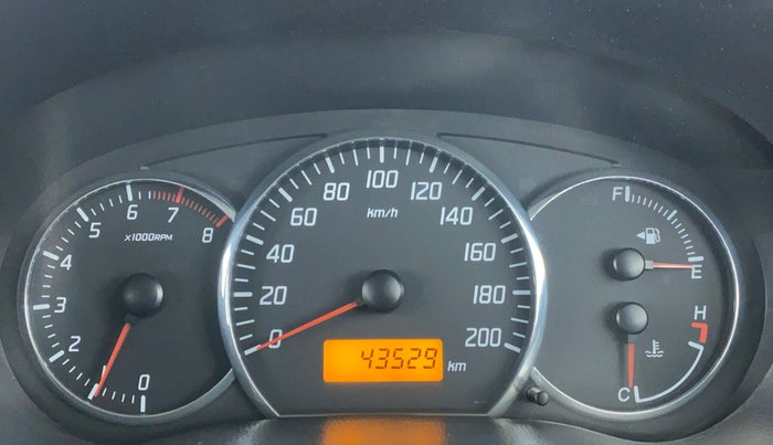 2011 Maruti Swift VXI, Petrol, Manual, 43,529 km, Odometer Image