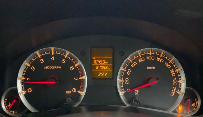 2015 Maruti Swift Dzire VXI, Petrol, Manual, 81,083 km, Odometer Image
