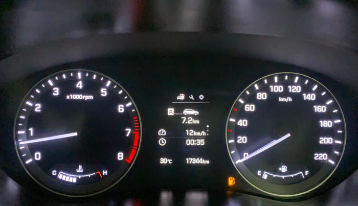2016 Hyundai Elite i20 ASTA 1.2, Petrol, Manual, 17,344 km, Odometer Image