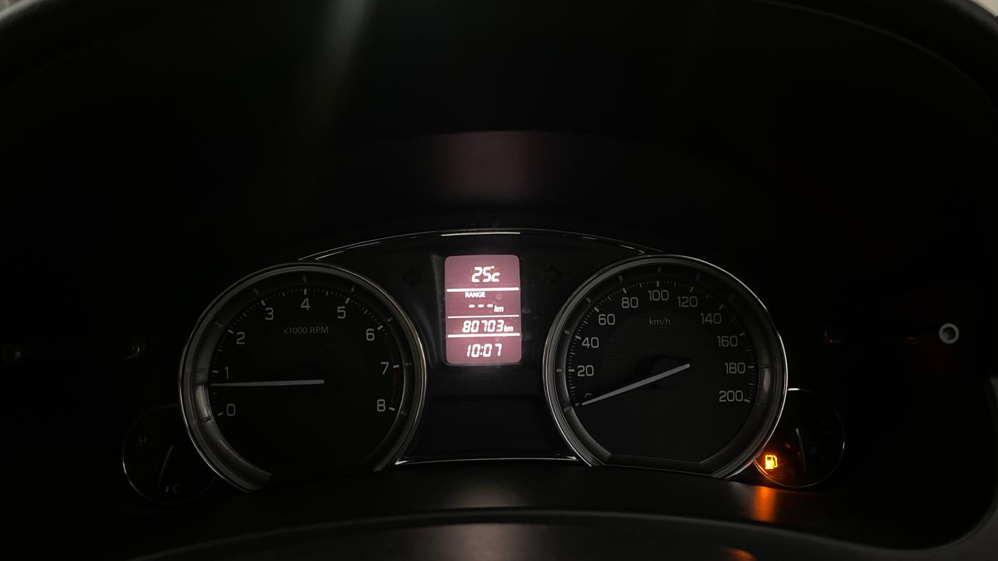 2016 Maruti Ciaz ZXI, Petrol, Manual, 80,697 km, Odometer Image