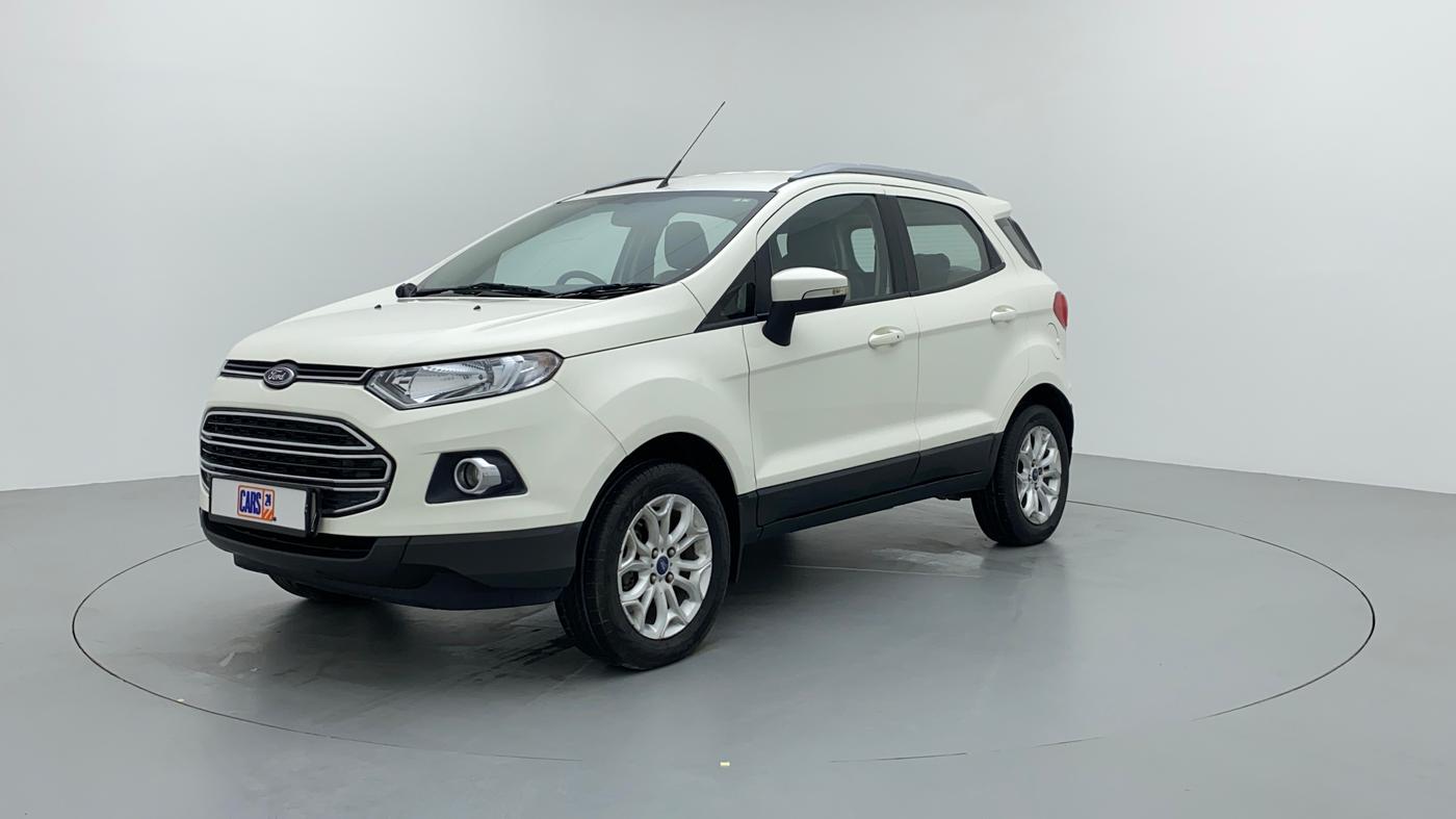 2016 Ford Ecosport 1.5TITANIUM TDCI, Diesel, Manual, 1,07,588 km, Left Front Diagonal (45- Degree) View