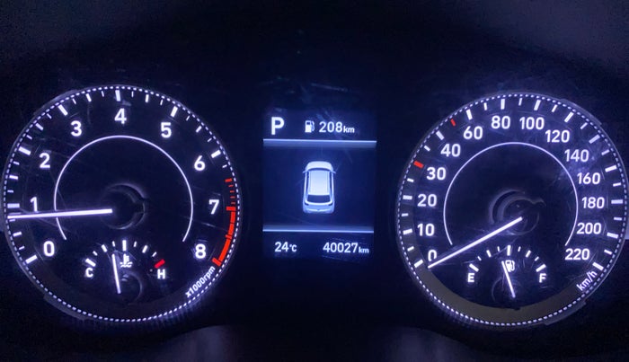 2019 Hyundai VENUE SX PLUS 1.0 TURBO DCT, Petrol, Automatic, 40,017 km, Odometer Image