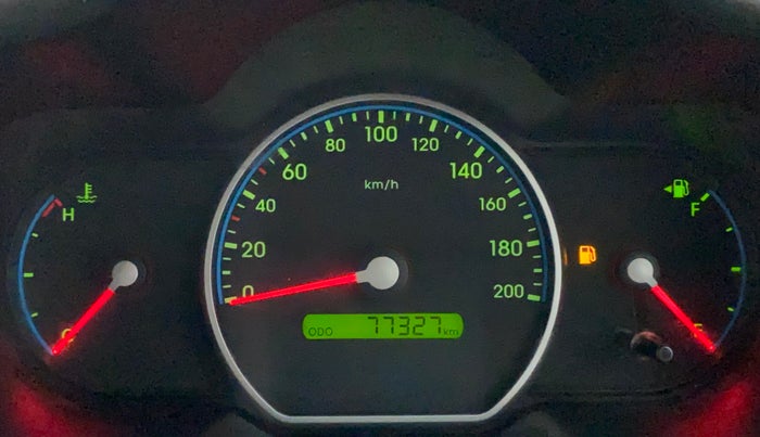 2010 Hyundai i10 ERA 1.1, Petrol, Manual, 77,455 km, Odometer Image
