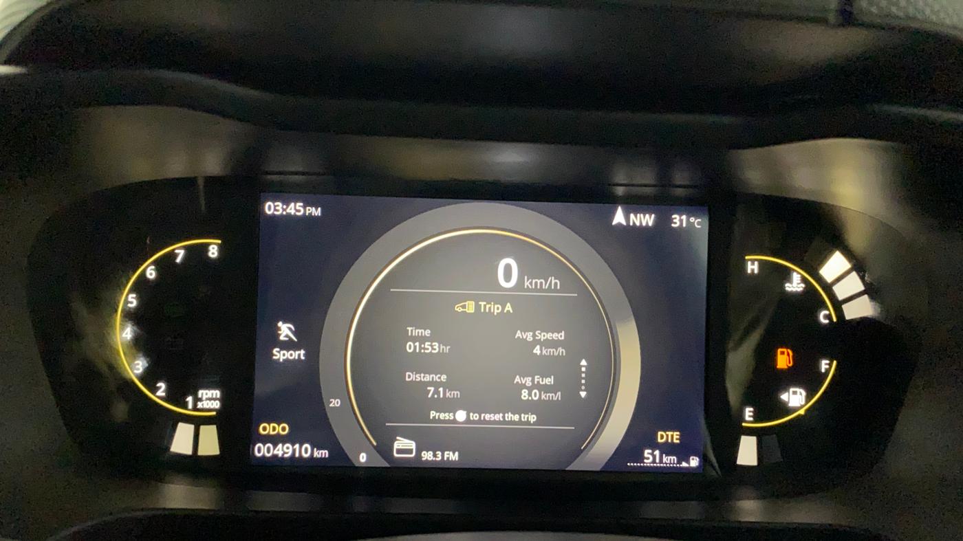 2024 Tata ALTROZ Racer R2, Petrol, Manual, 4,974 km, Odometer Image