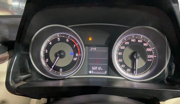 2018 Maruti Dzire VXI, Petrol, Manual, 52,210 km, Odometer Image