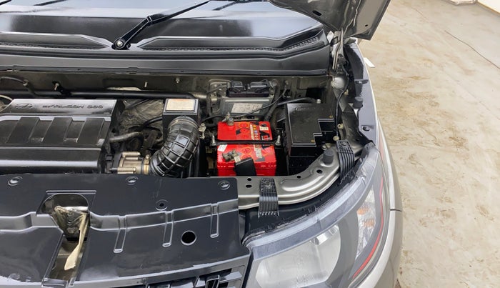 2017 Mahindra Kuv100 K4 6 STR, Petrol, Manual, 23,446 km, Engine View - Left