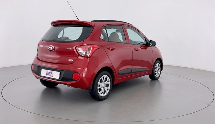 2019 Hyundai Grand i10 SPORTZ 1.2 KAPPA VTVT, Petrol, Manual, 18,036 km, Right Back Diagonal