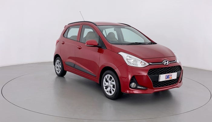 2019 Hyundai Grand i10 SPORTZ 1.2 KAPPA VTVT, Petrol, Manual, 18,036 km, Right Front Diagonal