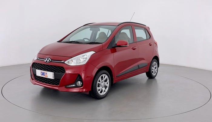 2019 Hyundai Grand i10 SPORTZ 1.2 KAPPA VTVT, Petrol, Manual, 18,036 km, Left Front Diagonal