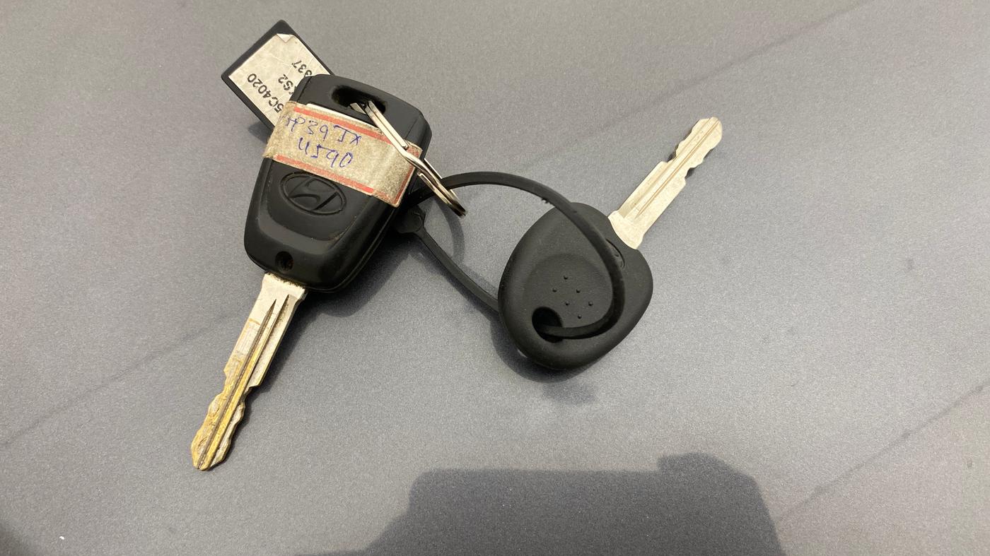 2021 Hyundai NEW SANTRO SPORTZ AMT, Petrol, Automatic, 28,458 km, Key Close Up