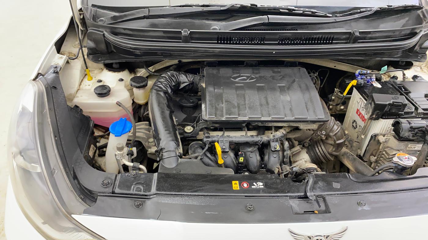 2023 Hyundai AURA SX PLUS 1.2 AMT, Petrol, Automatic, 47,649 km, Engine View - Right