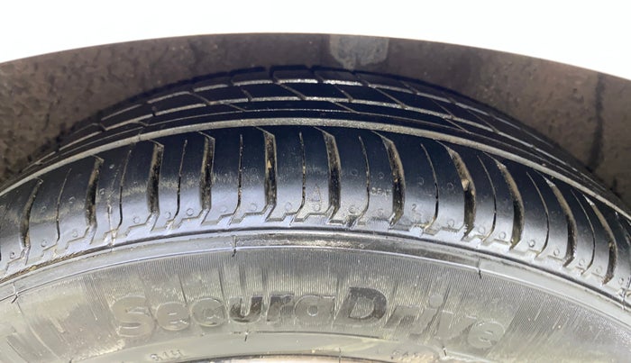 2023 Hyundai AURA SX PLUS 1.2 AMT, Petrol, Automatic, 47,649 km, Left Rear Tyre Tread