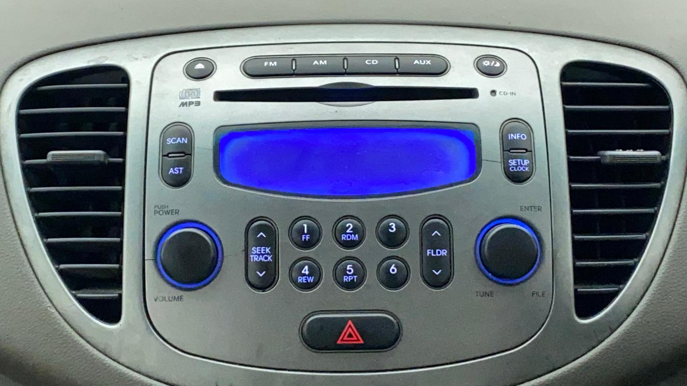 2010 Hyundai i10 SPORTZ 1.2, Petrol, Manual, 45,911 km, Infotainment System