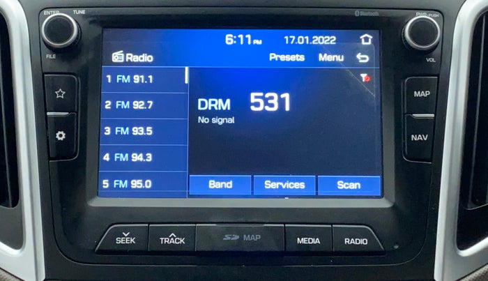 2019 Hyundai Creta 1.6 VTVT SX AUTO, Petrol, Automatic, 3,983 km, Infotainment System