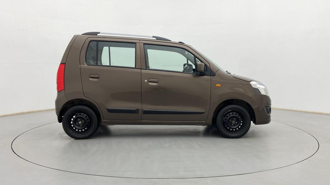 2013 Maruti Wagon R 1.0 VXI, Petrol, Manual, 1,23,745 km, Right Side View