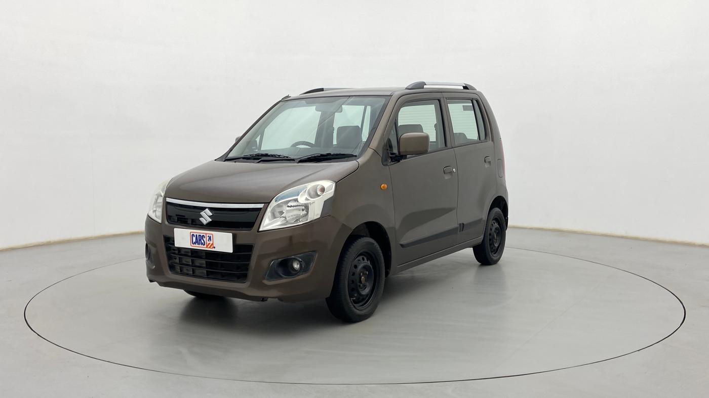 2013 Maruti Wagon R 1.0 VXI, Petrol, Manual, 1,23,745 km, Left Front Diagonal