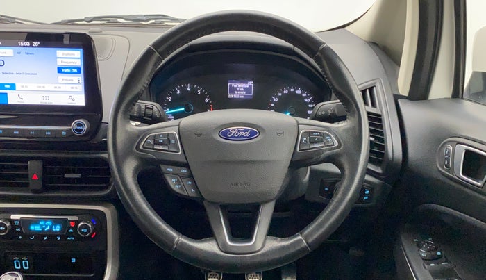 2018 Ford Ecosport TITANIUM + 1.5L PETROL, Petrol, Manual, 22,810 km, Steering Wheel Close Up