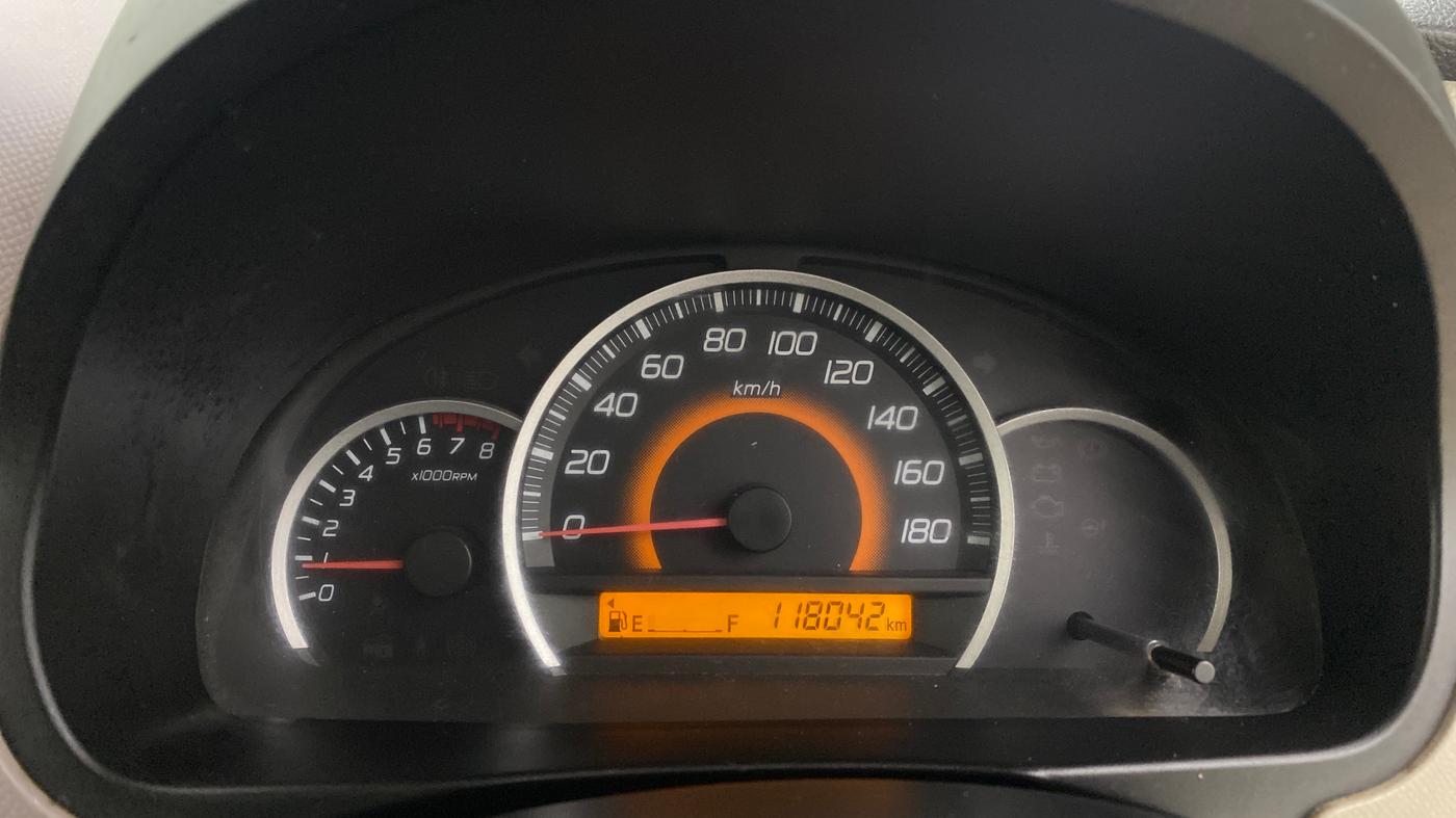 2013 Maruti Wagon R 1.0 VXI, CNG, Manual, 1,18,028 km, Odometer Image