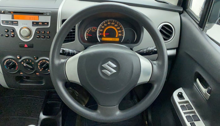 2011 Maruti Wagon R 1.0 VXI, Petrol, Manual, 32,894 km, Steering Wheel Close Up