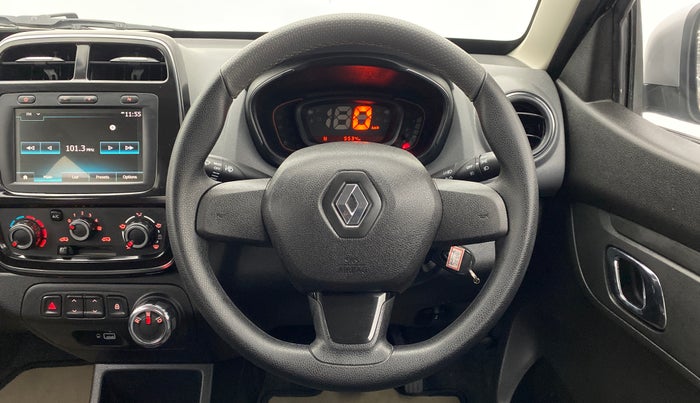 2019 Renault Kwid RXT 1.0 EASY-R AT OPTION, Petrol, Automatic, 5,580 km, Steering Wheel Close Up