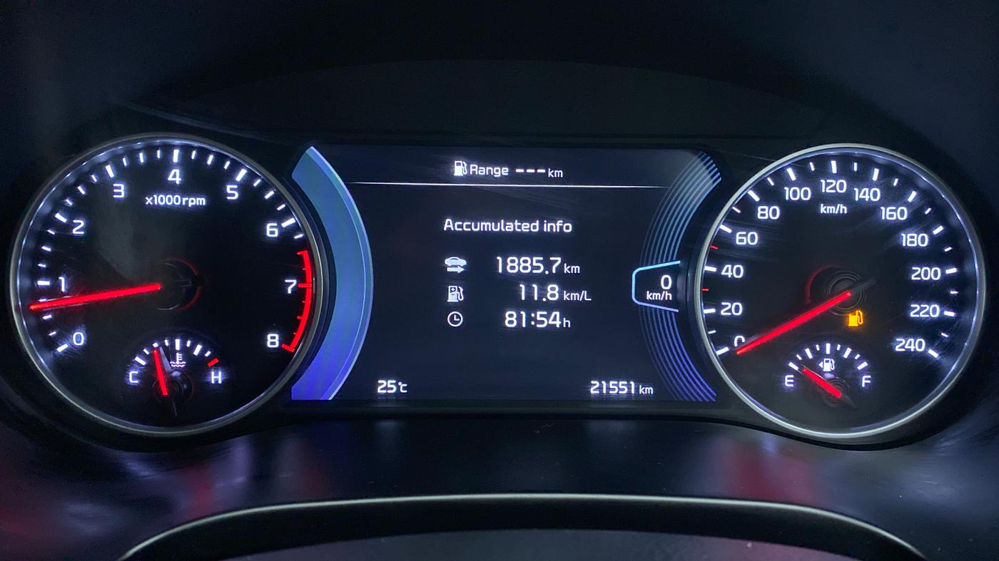 2020 KIA SELTOS GTX+ 1.4 MT, Petrol, Manual, 21,965 km, Odometer Image