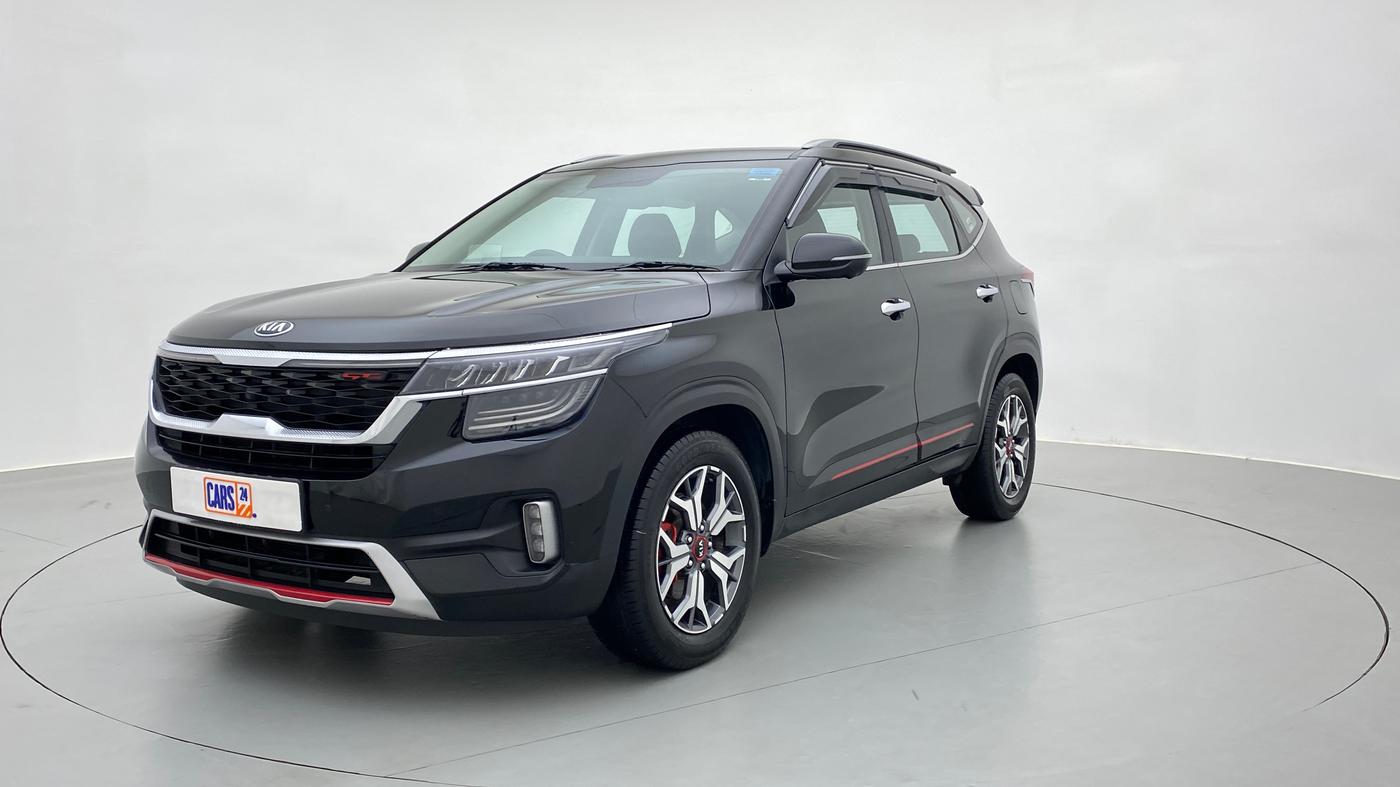 2020 KIA SELTOS GTX+ 1.4 MT, Petrol, Manual, 21,965 km, Left Front Diagonal