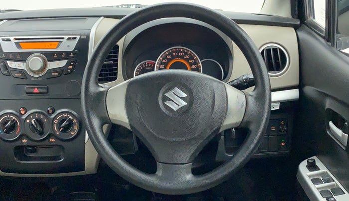 2015 Maruti Wagon R 1.0 VXI, Petrol, Manual, 53,396 km, Steering Wheel Close Up