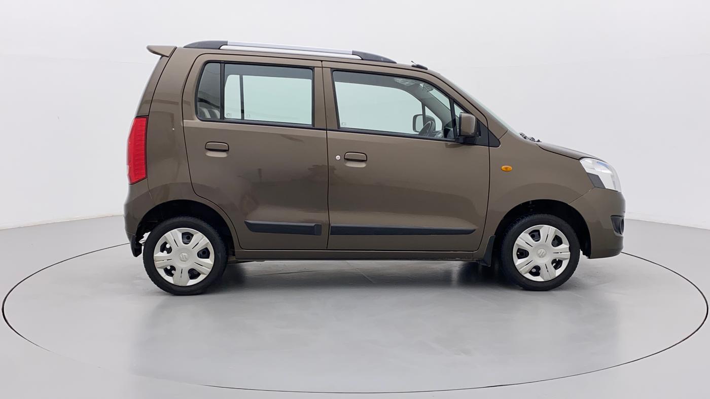 2015 Maruti Wagon R 1.0 VXI, Petrol, Manual, 53,396 km, Right Side View